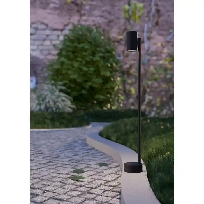 Op = Op Eglo verlichting IZZALINI Buiten staande lamp LED Zwart, 1-licht