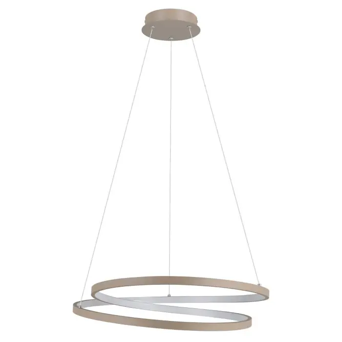 Exclusieve Aanbieding Eglo verlichting RUOTALE Plafondlamp LED Zandkleurig, 1-licht