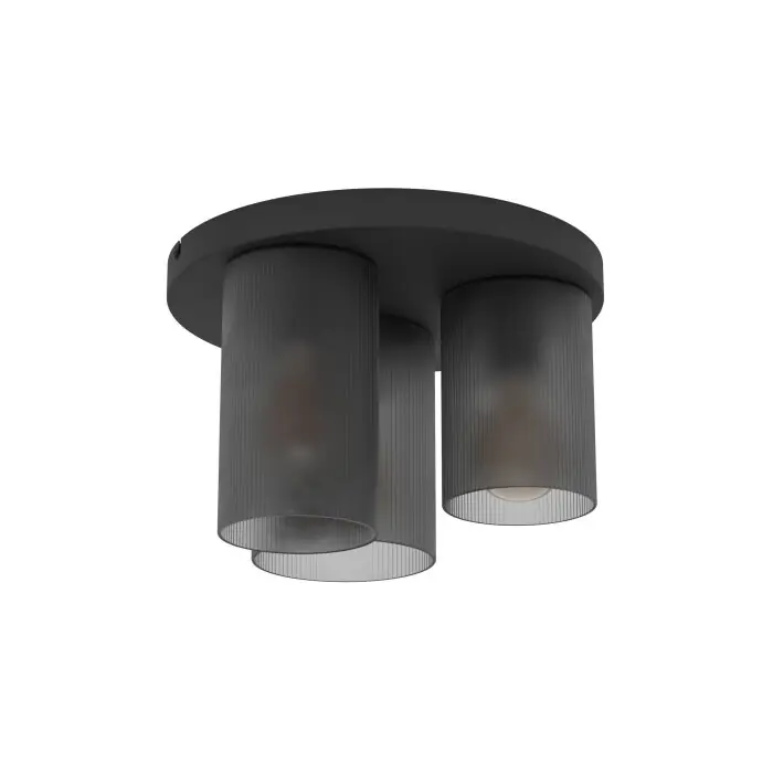 Shop Nu Eglo verlichting COLOMERA Wandlamp Zwart, 3-lichts