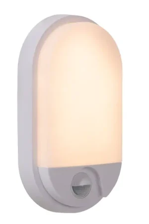 Actieprijs Lucide IR Wandlamp voor buiten LED Wit, 1-licht, Bewegingsmelder