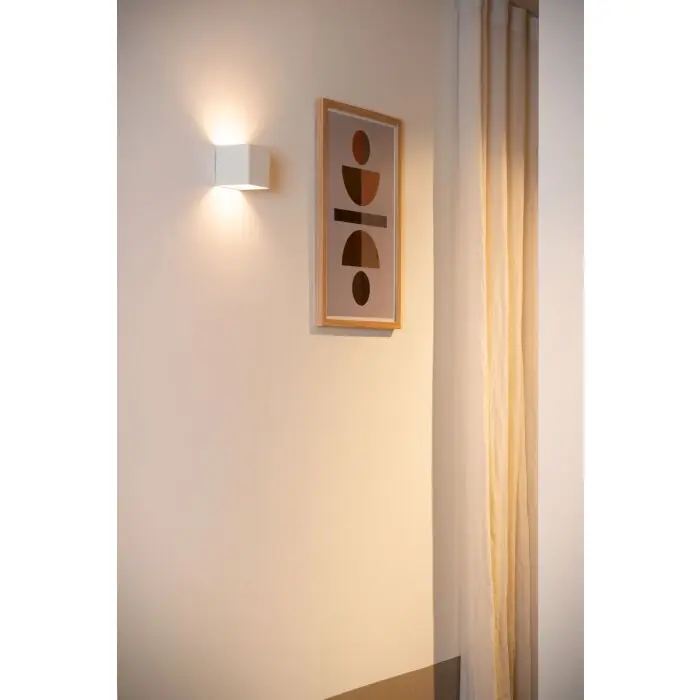 Dagaanbieding Lucide VERTIGO Wandlamp voor buiten, Wandlamp LED Wit, 1-licht, Bewegingsmelder