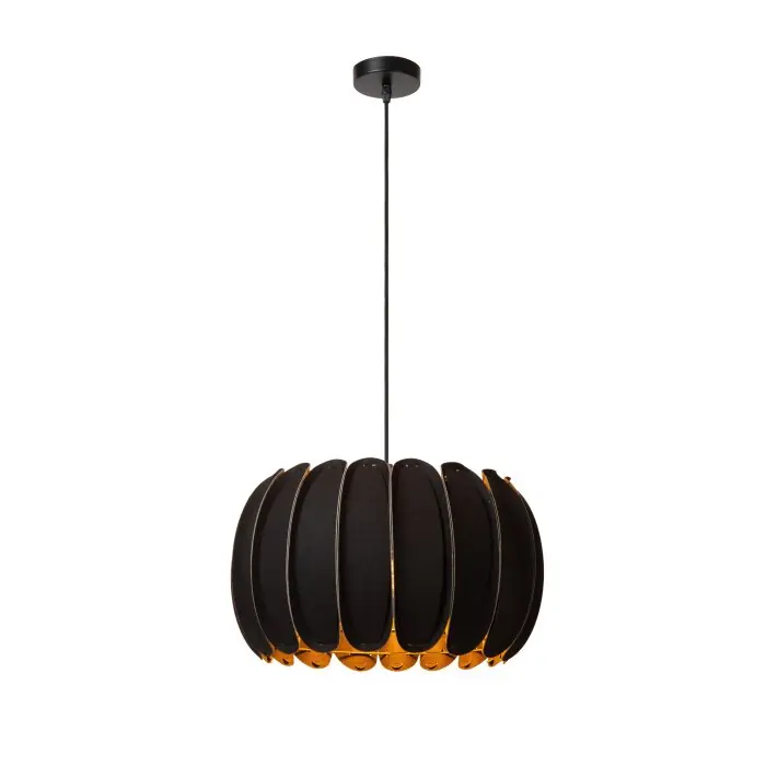 Lucide SPENCER Hanglamp Zwart, 1-licht Seizoensaanbieding