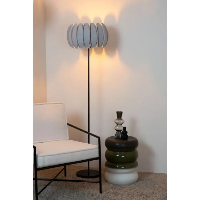 Lucide SPENCER Staande lamp Zwart, 1-licht Premium
