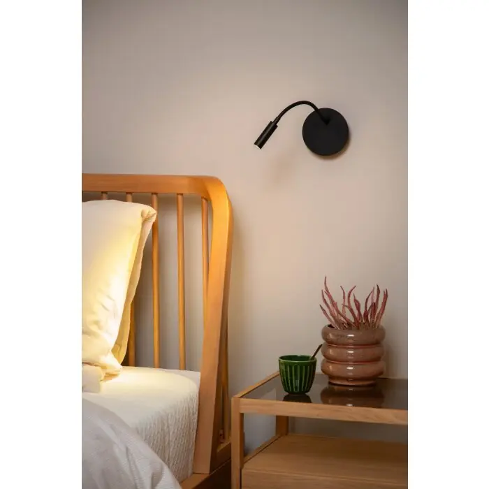 Meest Verkocht Lucide JOLIJN Wandlamp LED Zwart, 1-licht