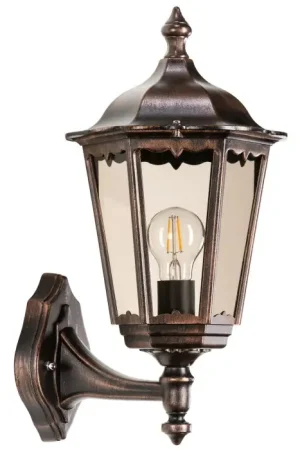 Beperkt Aanbod LCD Arrach Wandlamp Koperkleurig, Zwart, 1-licht
