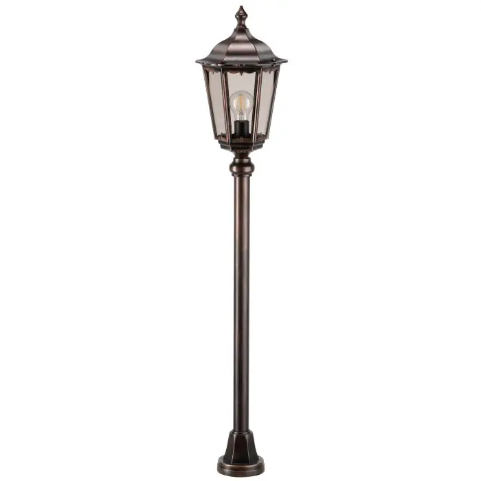 Direct Beschikbaar LCD Arrach Staande lamp Koperkleurig, Zwart, 1-licht