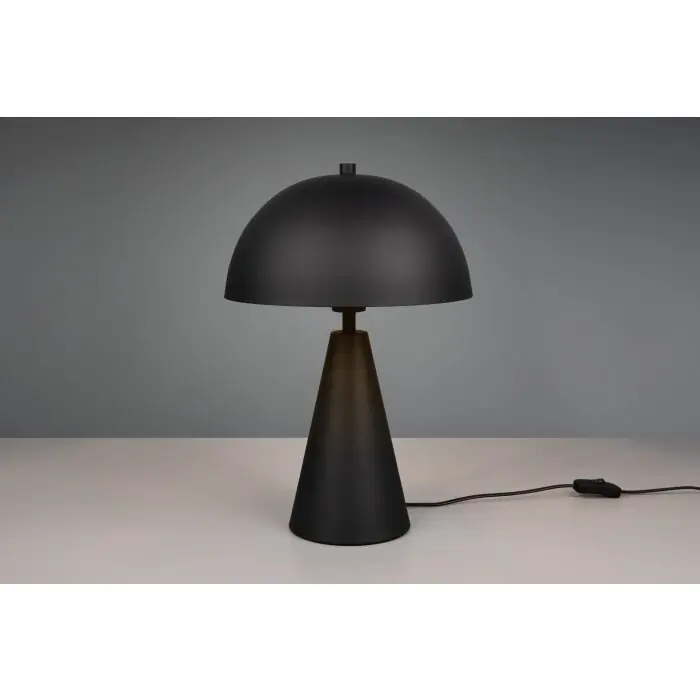 Weekendaanbieding Paddestoel lamp Trio verlichting Alfie Tafellamp Zwart, 1-licht