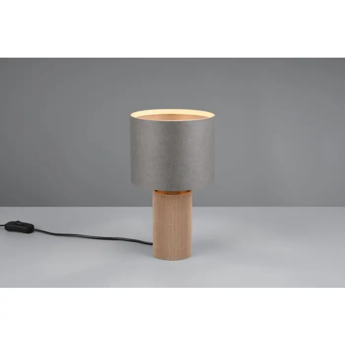 Speciale Aanbieding Trio verlichting Canio Tafellamp Hout licht, 1-licht