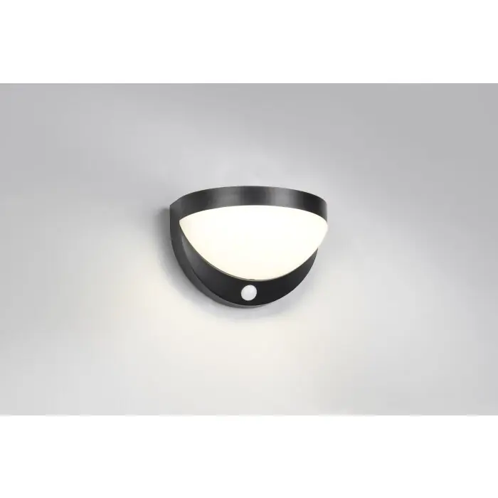 Reality Cobre Wandlamp LED Zwart, 1-licht, Bewegingsmelder Voordeelprijs