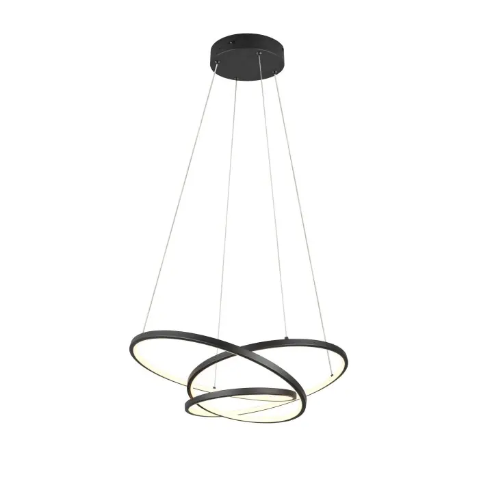 Gereduceerde Prijs Trio verlichting Darvin Hanglamp LED Zwart, 1-licht