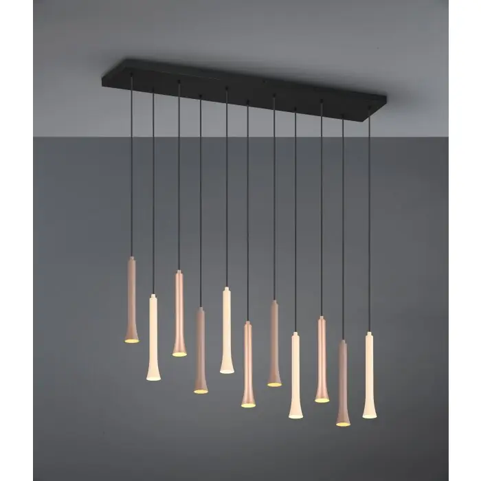 Bestel Nu Trio verlichting Fiato Hanglamp LED Zwart, 11-lichts