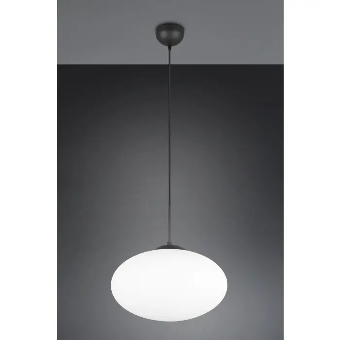 Aanbieding Trio verlichting Fomento Hanglamp Zwart, 1-licht