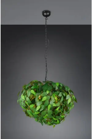 Aanbieding Reality Leavy Hanglamp Zwart, 4-lichts