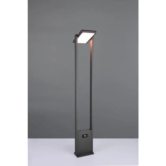 Speciale Aanbieding Trio verlichting Malawi Buiten staande lamp LED Antraciet, 1-licht, Bewegingsmelder