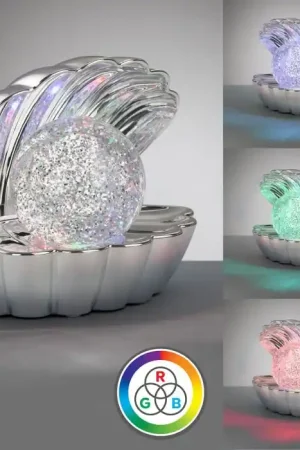 Aanbieding Reality Shelly Tafellamp LED Chroom, 1-licht, Kleurwisselaar