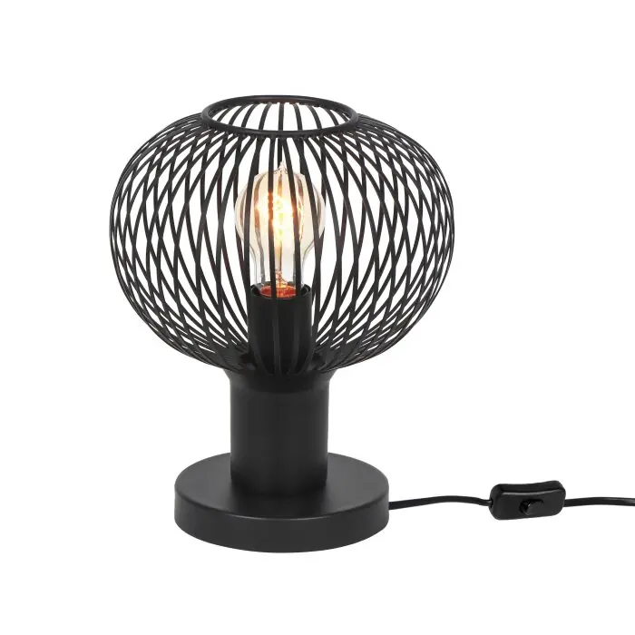 Trio verlichting Gila Tafellamp Zwart, 1-licht Premium