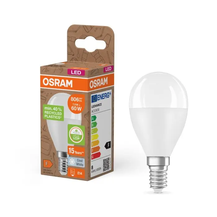Osram E14 7.5 Watt neutraal wit 806 Lumen Superprijs