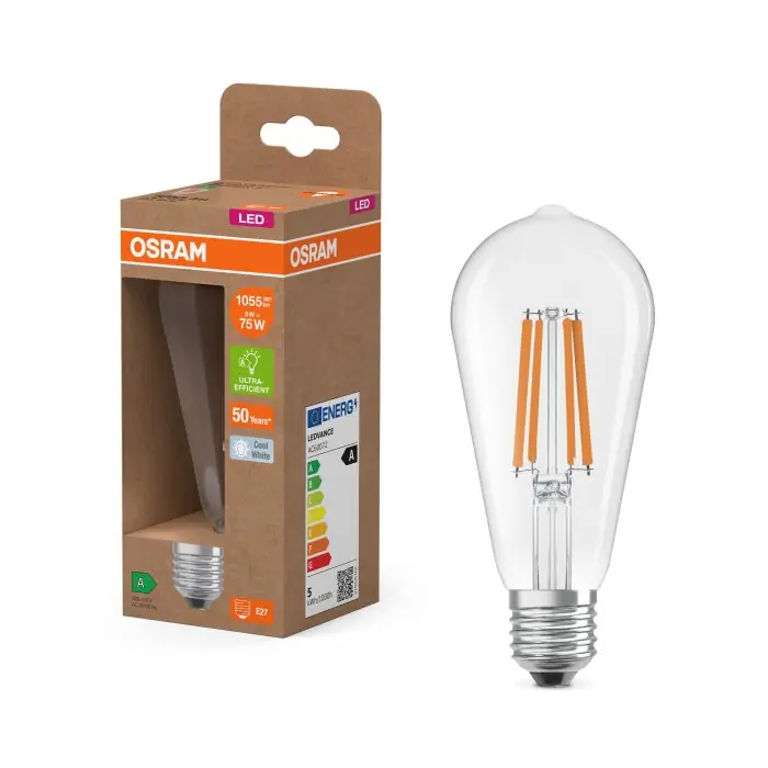 Actieprijs Osram E27 5 Watt neutraal wit 1055 Lumen