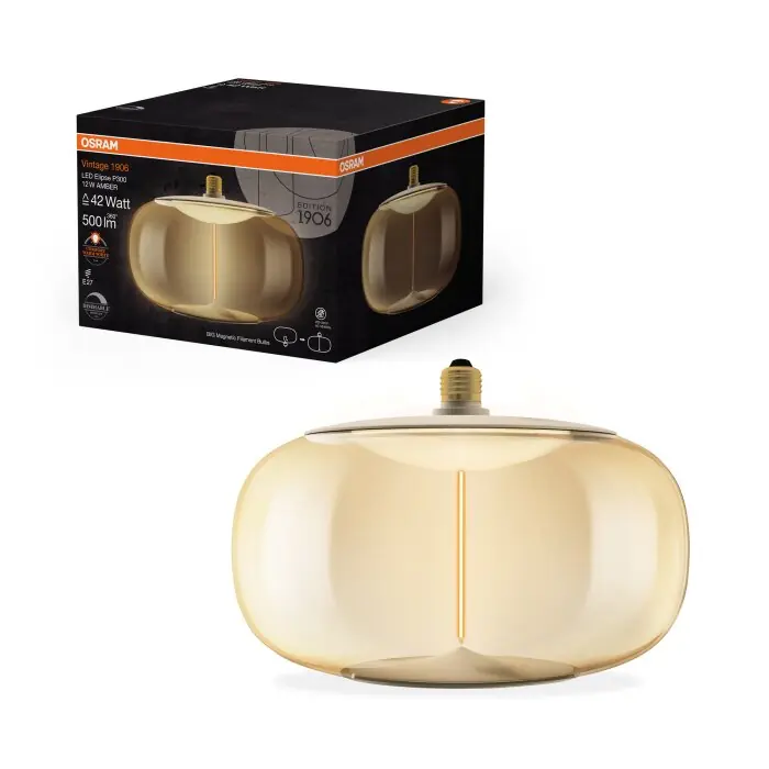Dagaanbieding Osram E27 12 Watt warm wit dimbaar 500 Lumen