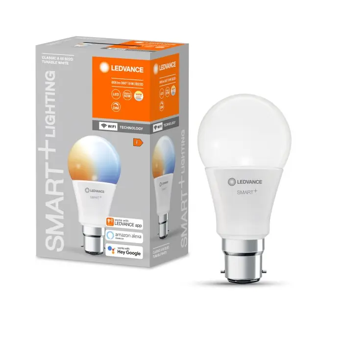 Ledvance B22d 9 Watt dimbaar 806 Lumen Merkproduct