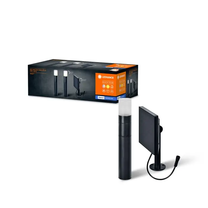 Ledvance WIF Wandlamp voor buiten LED Zwart, 1-licht, Bewegingsmelder, Kleurwisselaar Hoge Kwaliteit