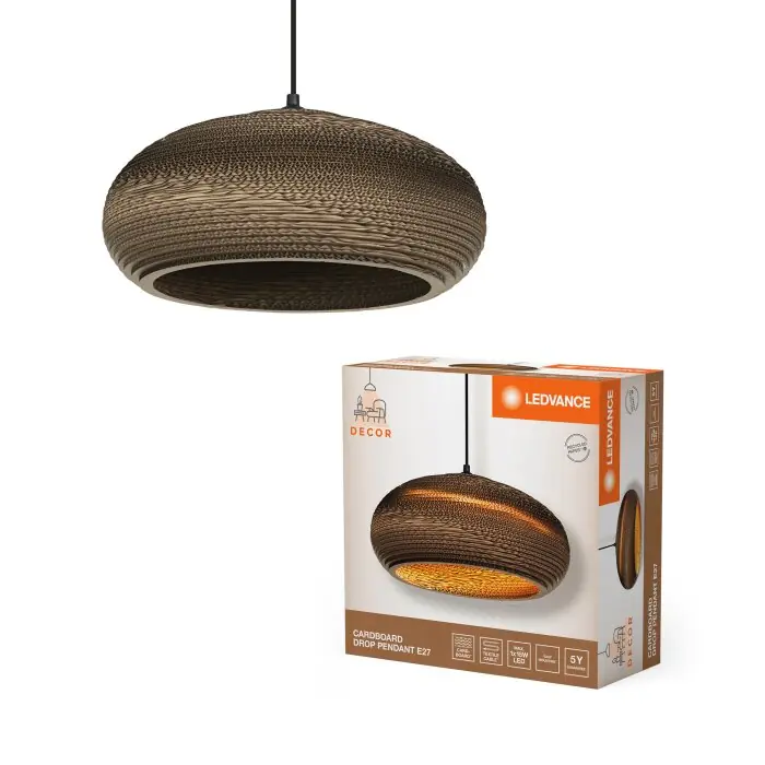Alleen Vandaag Ledvance DECOR Wand- en plafondlamp Bruin, 1-licht