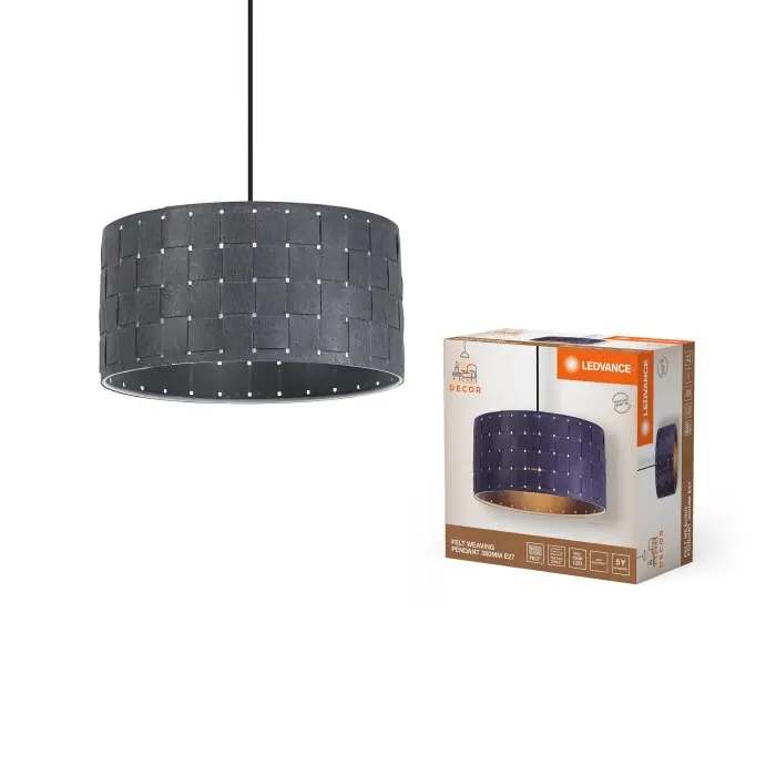 Express Levering Ledvance DECOR Wand- en plafondlamp Grijs, 1-licht