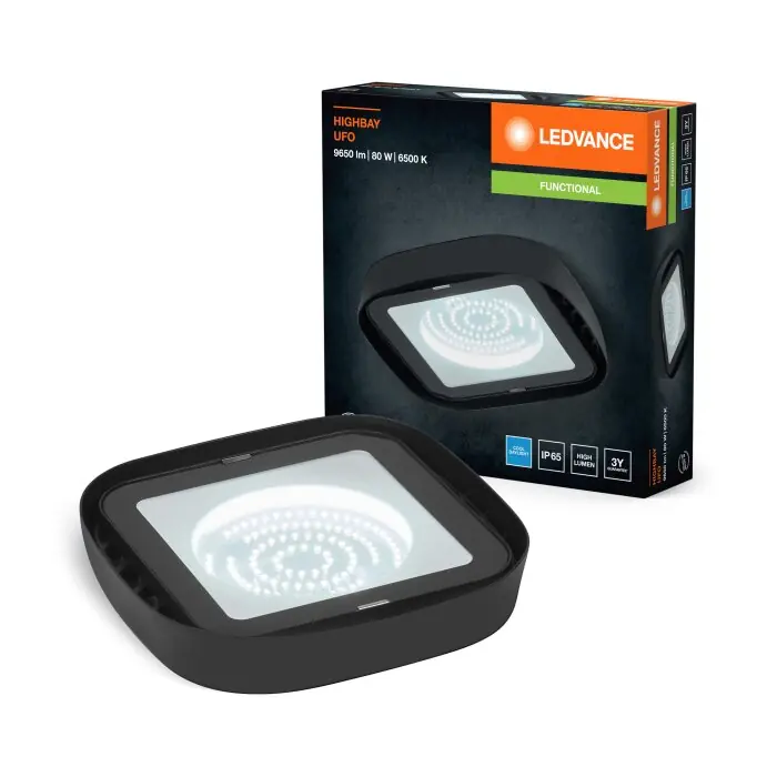 Ledvance HIGHBAY Wand- en plafondlamp LED Zwart, 1-licht Favoriet