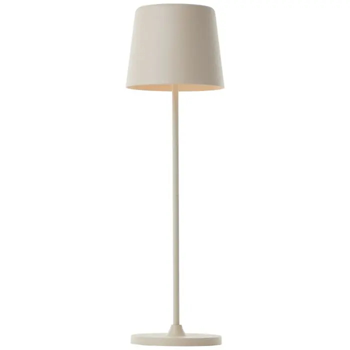 Briljante lampen Kaami Tafellamp LED Beige, 1-licht Speciale Aanbieding