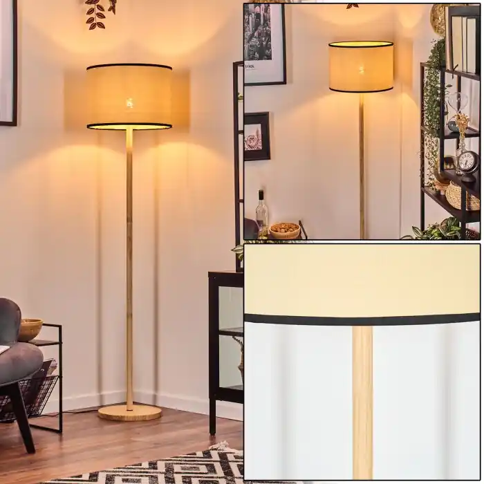 Chellas Staande lamp Natuurlijke kleuren, 1-licht Lage Kosten