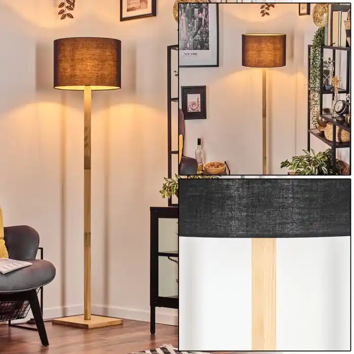 Bassagoda Staande lamp Natuurlijke kleuren, 1-licht Nieuw