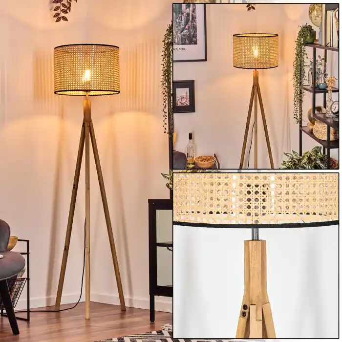 Weekendaanbieding Ramila Staande lamp Natuurlijke kleuren, 1-licht