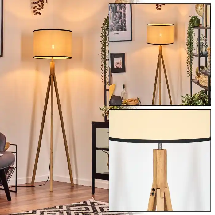 Speciale Aanbieding Chellas Staande lamp Natuurlijke kleuren, 1-licht