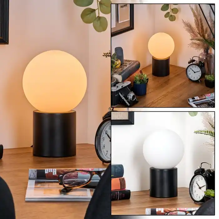Meest Verkocht Gastor Kogellampje, Bureaulamp, Tafellamp 15 cm Wit, 1-licht