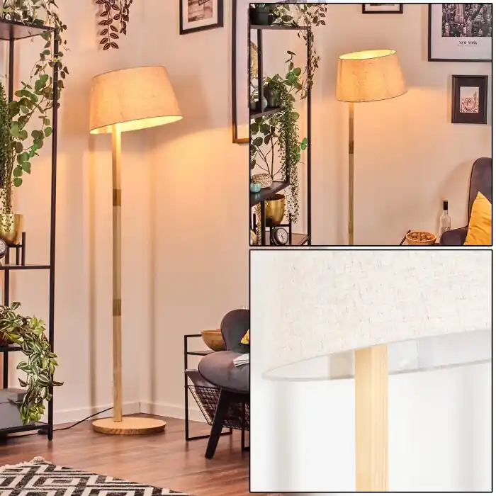 Laatste Versie Bassagoda Staande lamp Natuurlijke kleuren, 1-licht