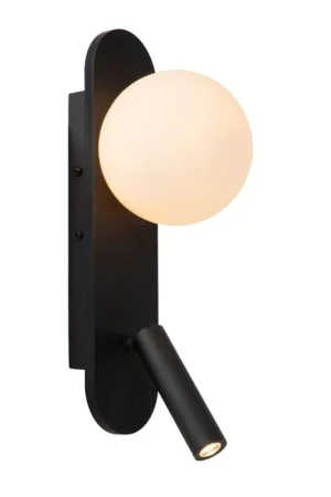 Aanbieding Lucide KELLY Wandlamp LED Zwart, 1-licht