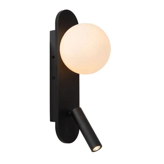 Aanbieding Lucide KELLY Wandlamp LED Zwart, 1-licht