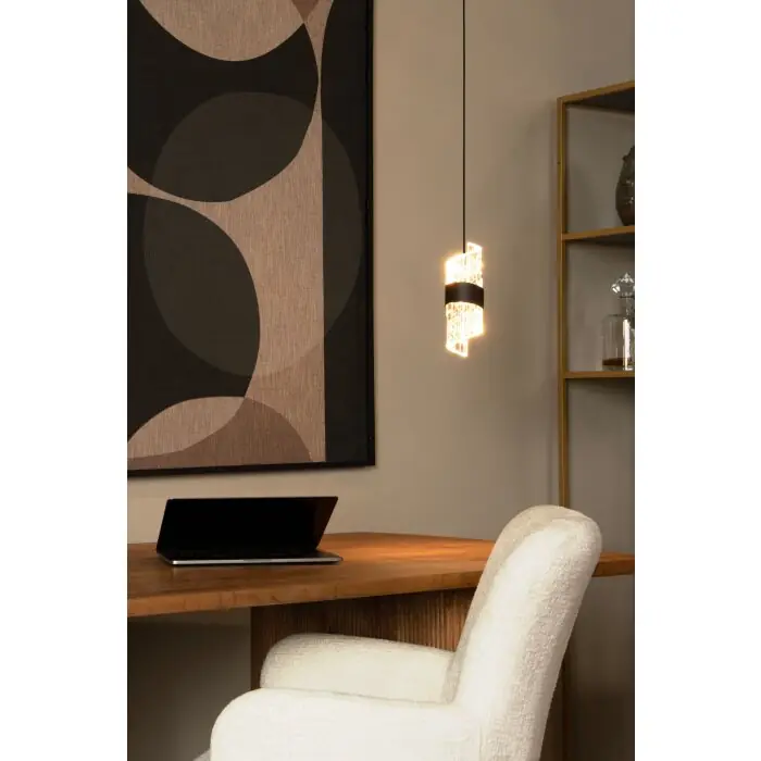 Veilige Betaling Lucide KLIGANDE Hanglamp LED Zwart, 1-licht