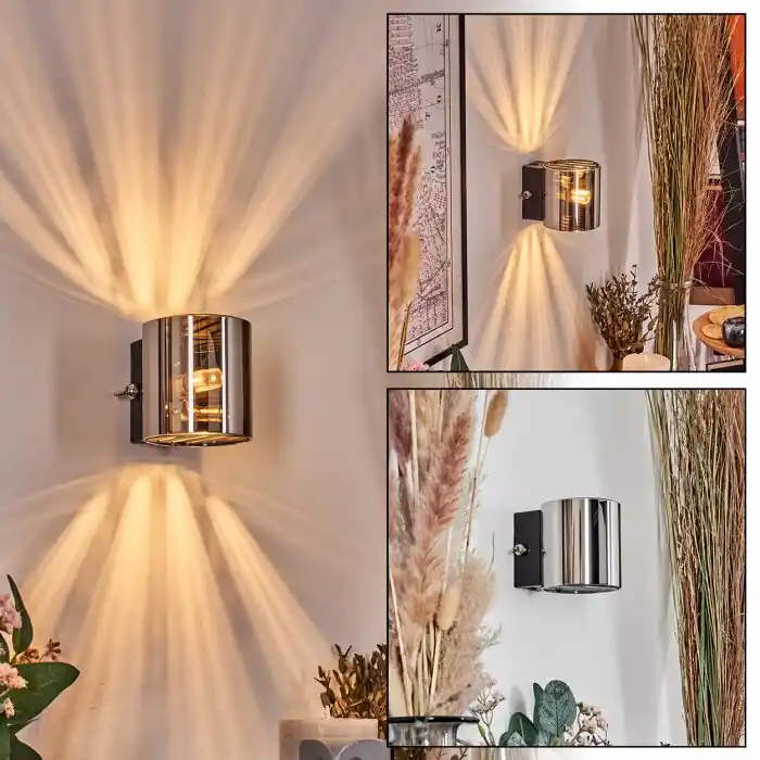 Finale Uitverkoop Bamako Licht omhoog & omlaag, Wandlamp LED Zwart, 1-licht