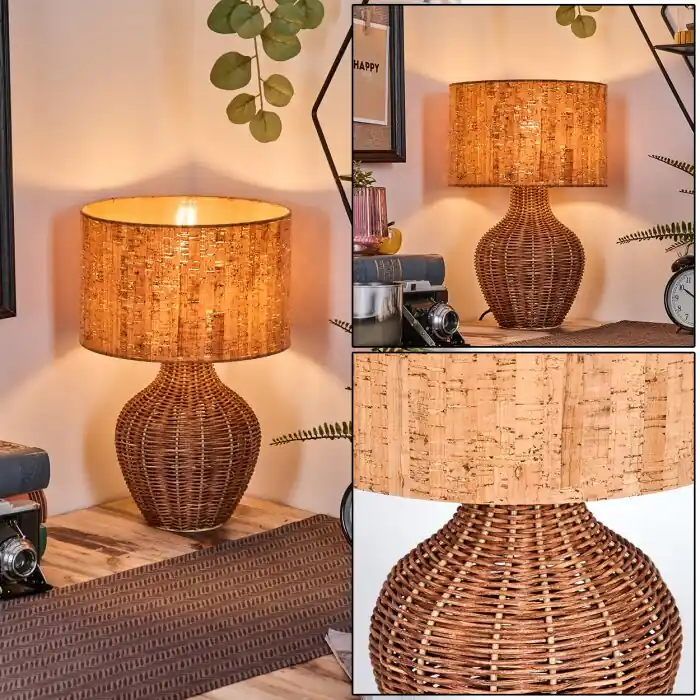 Speciale Aanbieding Halarna Tafellamp Bruin, Natuurlijke kleuren, 1-licht