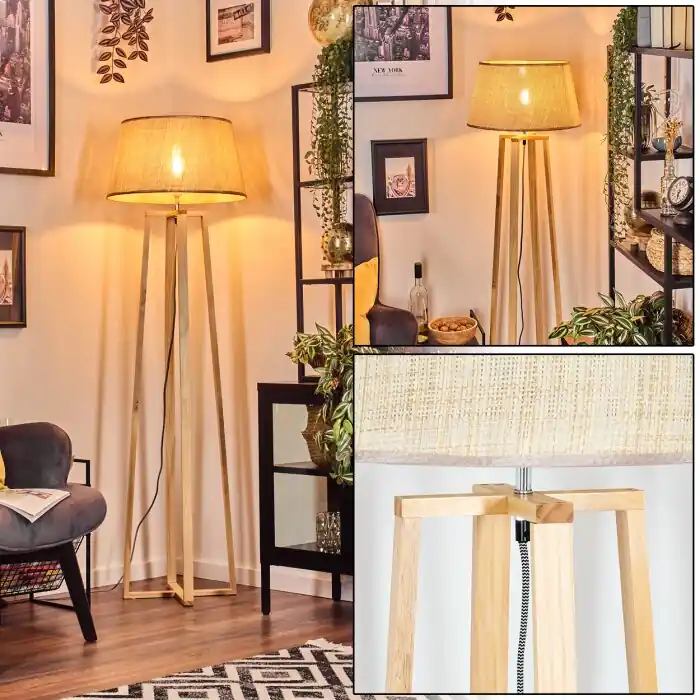 Tijdelijk Beschikbaar Sabadim Staande lamp Natuurlijke kleuren, 1-licht