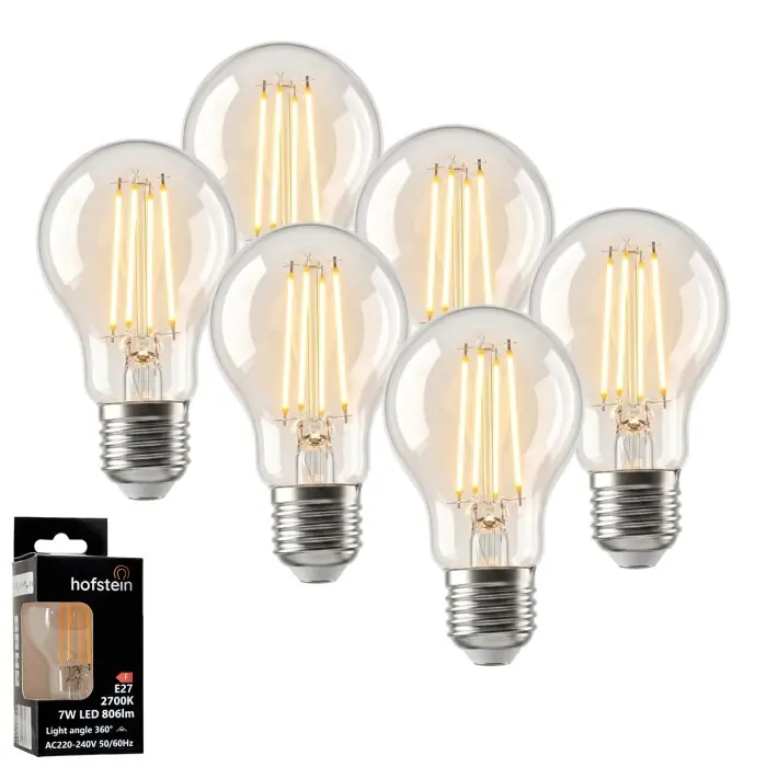 Korting Globo E27 LED 6.5 Watt warm wit 806 Lumen