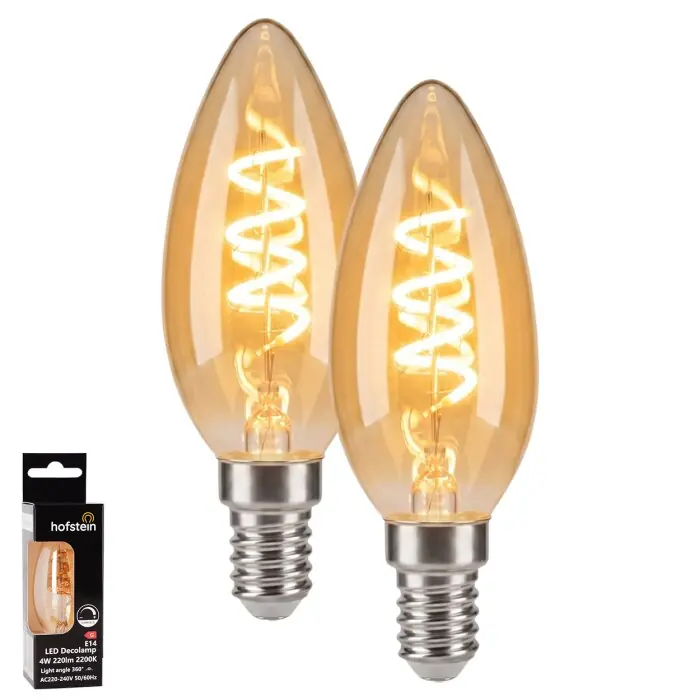 E14 LED 4 Watt warm wit dimbaar 220 Lumen Gratis Retour