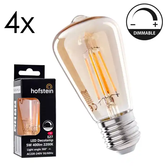 E27 LED 5 Watt warm wit dimbaar 400 Lumen Koop Vandaag