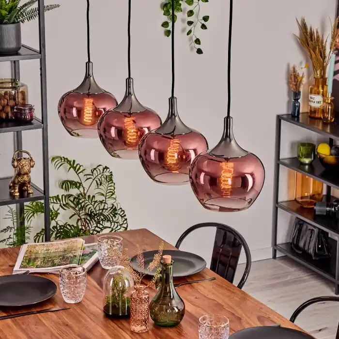 Bestseller Azurara Hanglamp, Kogellampje, Hanglamp Zwart, 4-lichts
