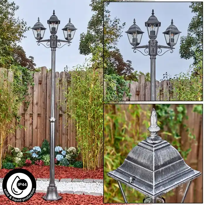 Dagaanbieding Naofe Kandelaar, Pad licht Zwart, Zilver, 3-lichts