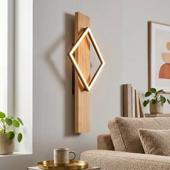 Beste Prijs Pompu Wandlamp LED Natuurlijke kleuren, Zwart, 1-licht