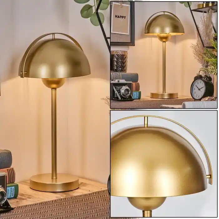Beperkt Aanbod Paddestoel lamp Guttsta Tafellamp Goud, 1-licht