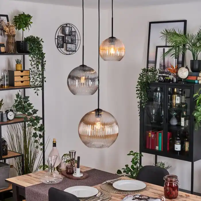 Gereduceerde Prijs Koyoto Hanglamp, Kogellampje, Hanglamp, Cluster hanglamp Zwart, 3-lichts