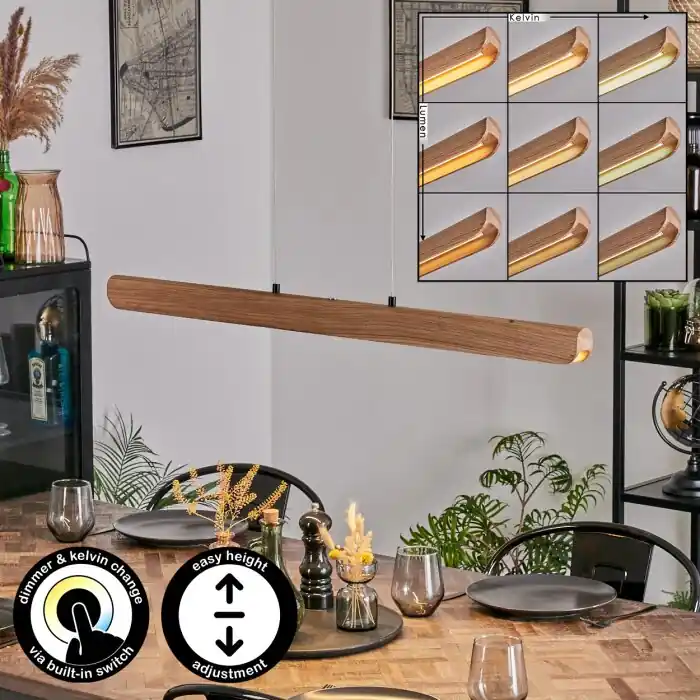 Fugelsta Hanglamp, Hanglamp LED Zwart, 1-licht Betrouwbaar